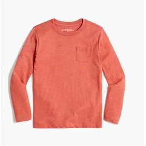 J. Crew Factory Boys’ long-sleeve Jersey pocket tee J9013
